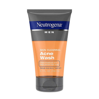 Neutrogena Men Skin Clearing Salicylic Acid Acne Face Wash - 5.1 Fl Oz