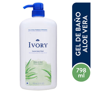 Ivory Body Wash, Mild & Gentle, Aloe Scent 27 Fl Oz