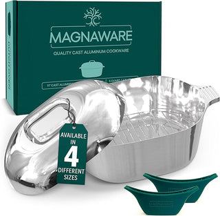 Oval Dutch Oven with Lid - 5 Quart (11 Inch) - By Baano