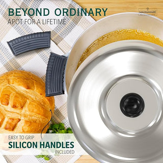 Stock Pot with Lid 10 Quarts MAGNAWARE