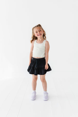Black | 2-tiered Skort - By Baano