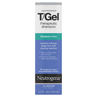 Neutrogena T/Gel Therapeutic Shampoo Itchy Scalp Relief 12% Coal Tar, 4.4 Fl Oz