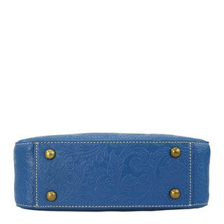 Heritage Leather Twin Zippered Crossbody - 8457