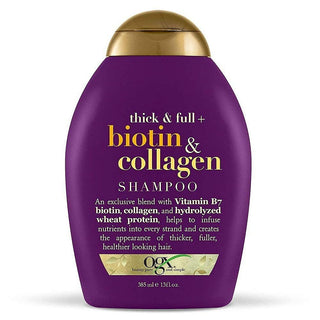 OGX Thick & Full + Biotin & Collagen Shampoo 13 Fl. Oz. Bottle