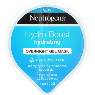 Neutrogena Hydro Boost Moisturizing Overnight Gel Cream Face Mask With Hydrating Hyaluronic Acid, 0.3 Fl. Oz