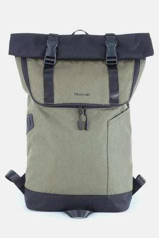 Himawari Contrast Waterproof Canvas Backpack Bag Durable