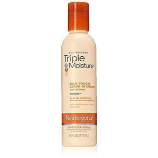 Neutrogena Triple Moisture Silk Touch Leave-In Cream For Dry And Damaged Hair, 6 Fl. Oz