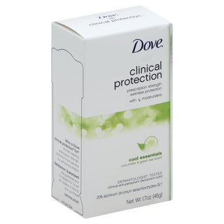 Dove Clinical Protection Antiperspirant Deodorant Cool Essentials 1.7 Ounce