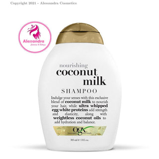 OGX Shampoo, Coconut Milk, Nourishing + 13 Fl Oz