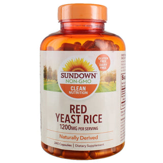 Sundown Naturals Red Yeast Rice, 1200 Mg, Capsules