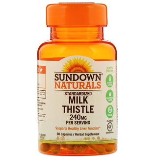 Sundown Naturals Milk Thistle, Standardized, 240 Mg, Capsules