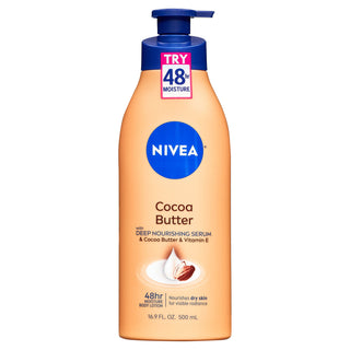 Nivea Body Lotion, Cocoa Butter, With Deep Nourishing Serum 16.9 Fl Oz