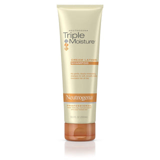 Neutrogena Triple Moisture Cream Lather Shampoo For Dry Hair And Frizzy Hair, 8.5 Fl. Oz