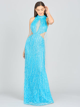 Carrie Fringe Beaded Dress  - OUTLET - By Baano