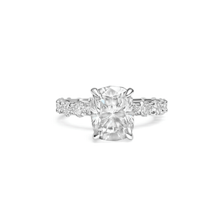 2.5ct Elongated Cushion Cut Eternity Engagement Ring Ring Deluxe Fine Jewelry