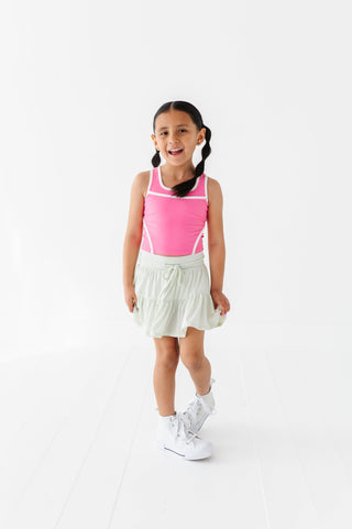 Hint of Mint | 2-tiered Skort - By Baano