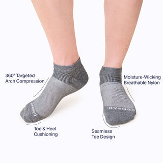 Ankle Compression Socks - Charcoal