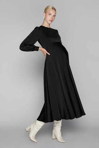 Arden Maternity Dress in Black