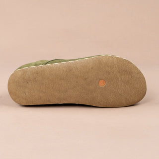 Women's Olive Oxfords