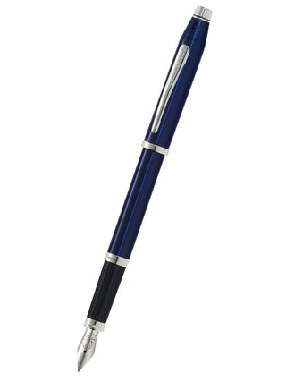 Century® II Translucent Blue Lacquer Fine Nib Fountain Pen - By Baano