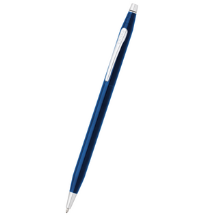 Classic Century® Glossy Translucent Blue PVD Ballpoint Pen - By Baano