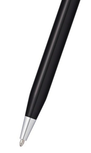 Classic Century® Glossy Black PVD Ballpoint Pen - By Baano