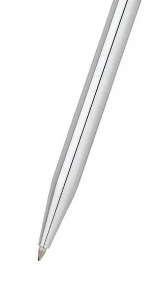 Click™ Chrome with Black Appointments Selectip® Rollerball Pen - By Baano