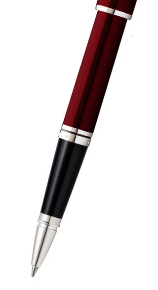 Coventry Red Lacquer Rollerball Pen - By Baano