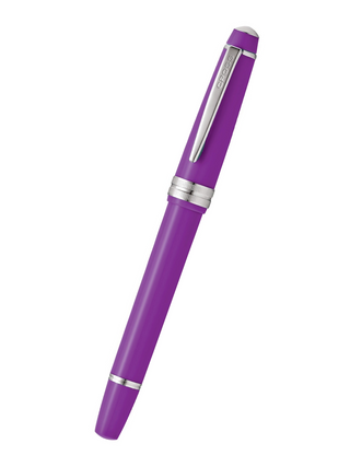 Bailey Light™ Polished Purple Resin Rollerball Pen - By Baano