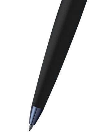 ATX® Basalt Black with Blue PVD Ballpoint Pen - By Baano