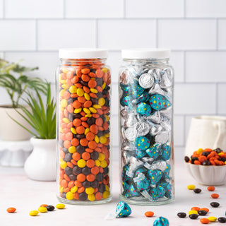 Original Series Extra Large Glass Bottles w/ White Lids, 32 oz