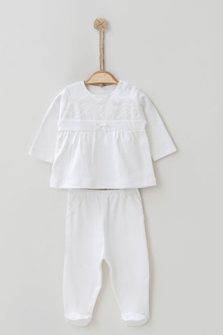 Ann White Newborn Coming Home Set (11 Pcs) - By Baano