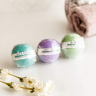Aromatherapy Bath Bombs – Calming Bath Fizzies with Essential Oils - By Baano