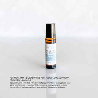 Aromatherapy Roll-On – Stress Relief & Focus Essential Oil Blend - By Baano