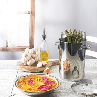 Asparagus pot with glass lid - By Baano