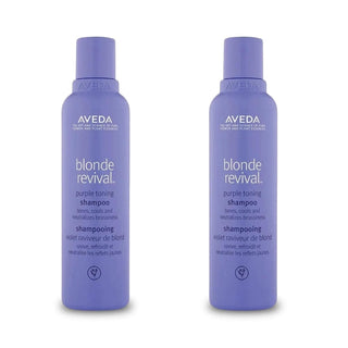 Aveda Blonde Revival Sulfate Free Purple Shampoo 200 ml -2 Pack - By Baano