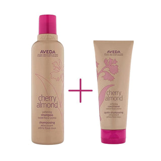 Aveda Cherry Almond Softening Shampoo 250ml & Cherry Almond Smoothing Conditioner 200 ml Chivela
