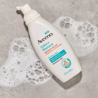 Aveeno Cleaners Anti-Redness Face Wash Foam 180ml Chivela