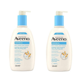 Aveeno Dermexa Daily Emollient Cream 500 ml -2 Pack Chivela
