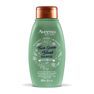 Aveeno Fresh Greens Blend Shampoo 354ml - By Baano