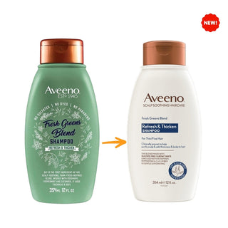 Aveeno Fresh Greens Blend Shampoo 354ml - By Baano