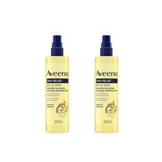 Aveeno Skin Relief Body Oil 200 ml -2 Pack - By Baano