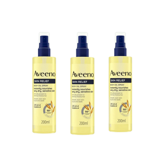 Aveeno Skin Relief Body Oil 200 ml -3 Pack - By Baano