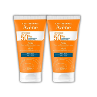 Avene Solaire SPF50+ Fluid Ultra Light 50 ml -2 Pack - By Baano