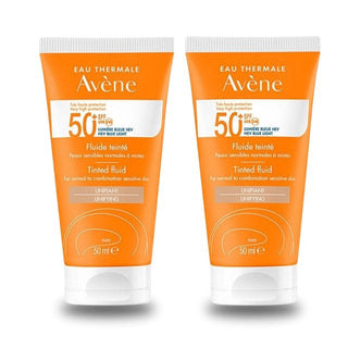 Avene Tinted Fluid SPF50+ Unifying 50ml -2 Pack - By Baano