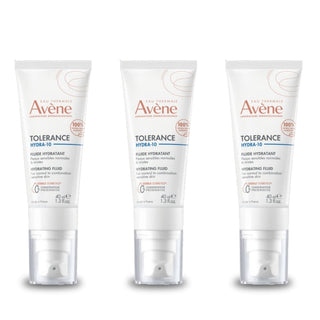 Avene Tolerance Hydra-10 Hydrating Fluid Cream 40 ml -3 Pack - By Baano