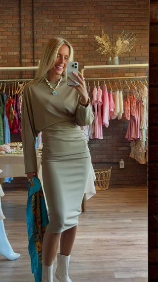 KILANI MIDI DRESS