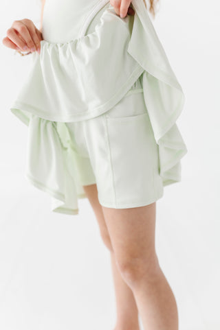 Hint of Mint | 2-tiered Skort - By Baano