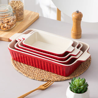 Red Bakeware Set of 4