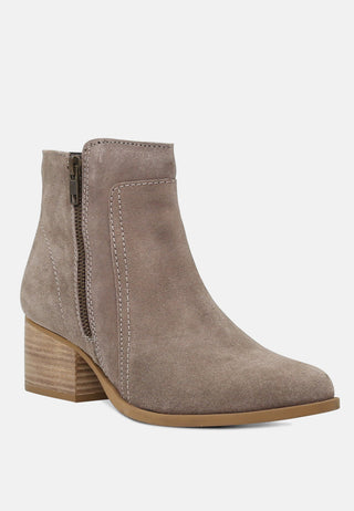 Bauena Ankle Boots With Zip Closure